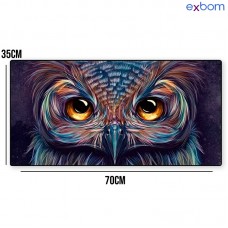 Mouse Pad Gamer 70x35cm MP-7035C41 Exbom - Coruja